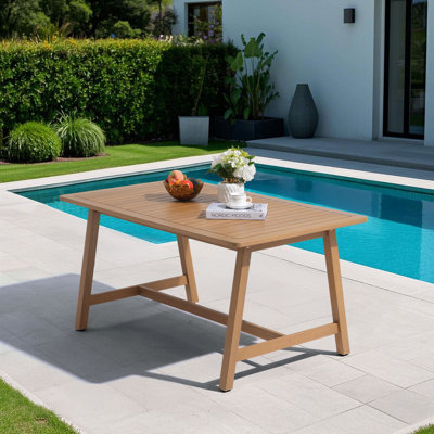 Vanover Outdoor Patio Dining Table by Ebern Designs