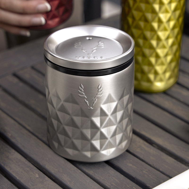 Paragon Stainless Steel Rocks Tumbler in Platinum, Silver