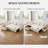 107" Chenille L-Shaped Sleeper Sofa Bed with USB Charging, Storage Ottoman & Adjustable Armrests-560093884