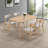 Aspen 5-Piece Wood Dining Room Set With Upholstered Chairs-351535160