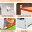 6 boîtes de nidification ventilées pour et canards, métal orange, rembourrage en fibre de noix de coco, volaille de nid en acier galvanisé facile à nettoyer, favorise la ponte confortable des œufs, absorbant et durable-1936377425