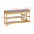 Bamboo Shoe Bench Rack with Storage-105350934