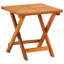 Chaise longue simple en acacia de 16 po avec coussins et table Anjelien