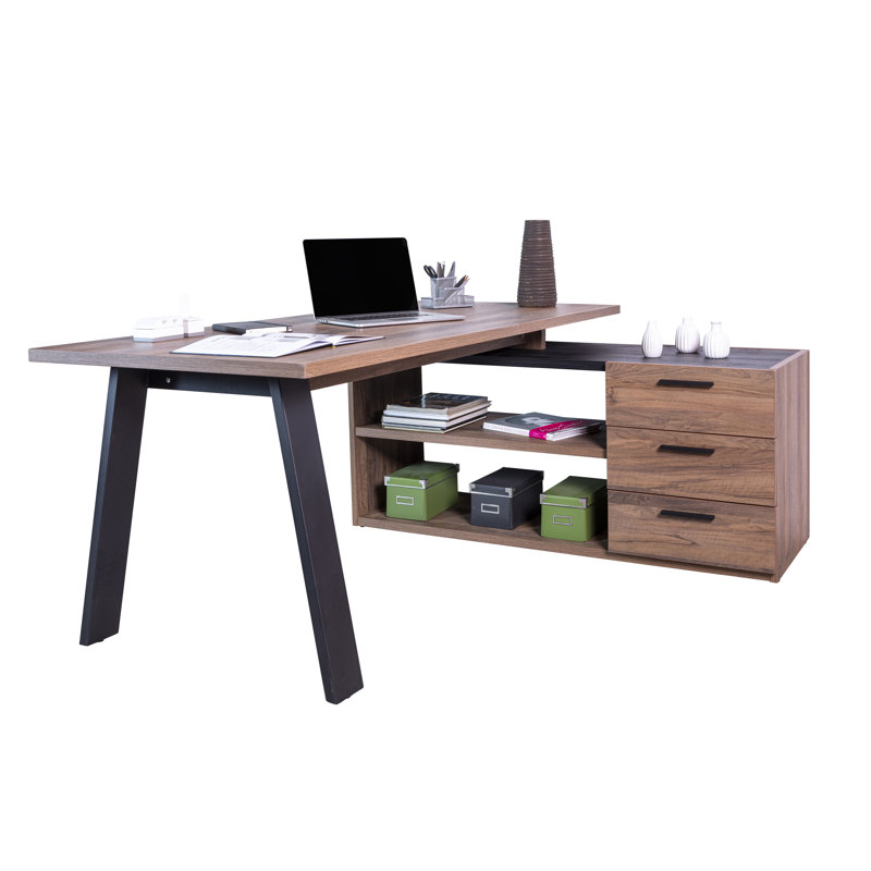 Roslindale L-Shaped Executive Desk