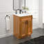 Base de meuble-lavabo simple 24 po en érable Shaker