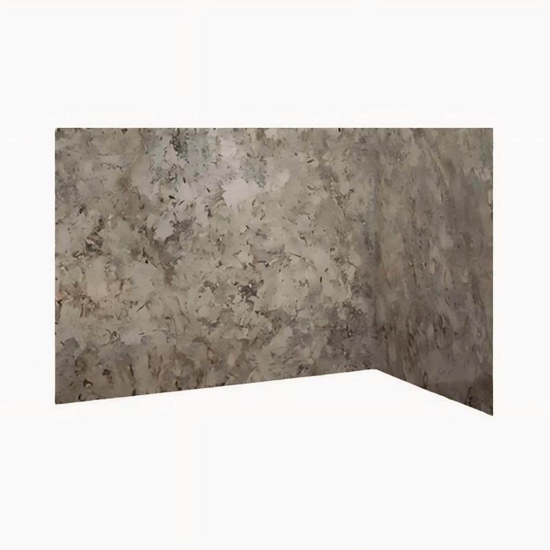 Système de douche lisse en marbre toscan avec siège moulé l 60 po x P 36 po x H 96 po, Right
