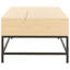 Table basse à quatre pieds avec plateau relevable et rangement-25626918