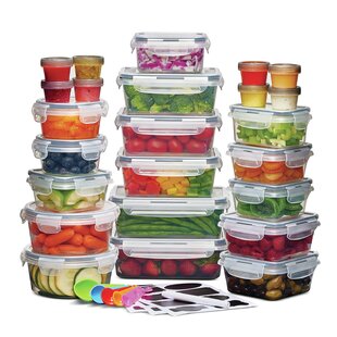 1.5 Cup Square Tall Food Storage Containers With Lids