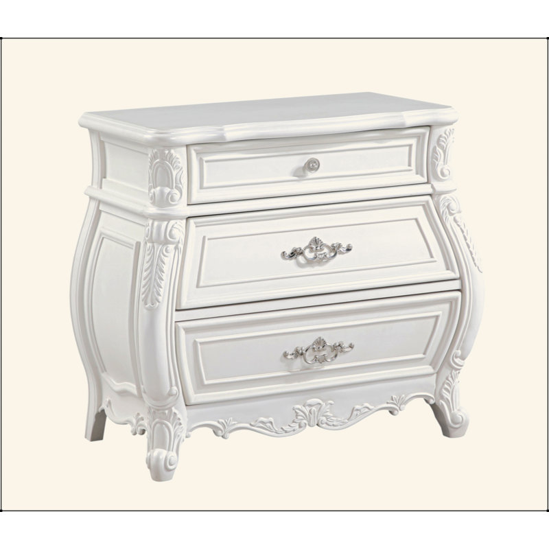 Table de chevet 3 tiroirs Opulence