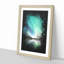 Northern Lights over Skagsanden Beach - Picture Frame Graphic Art Print-56857126-56857127