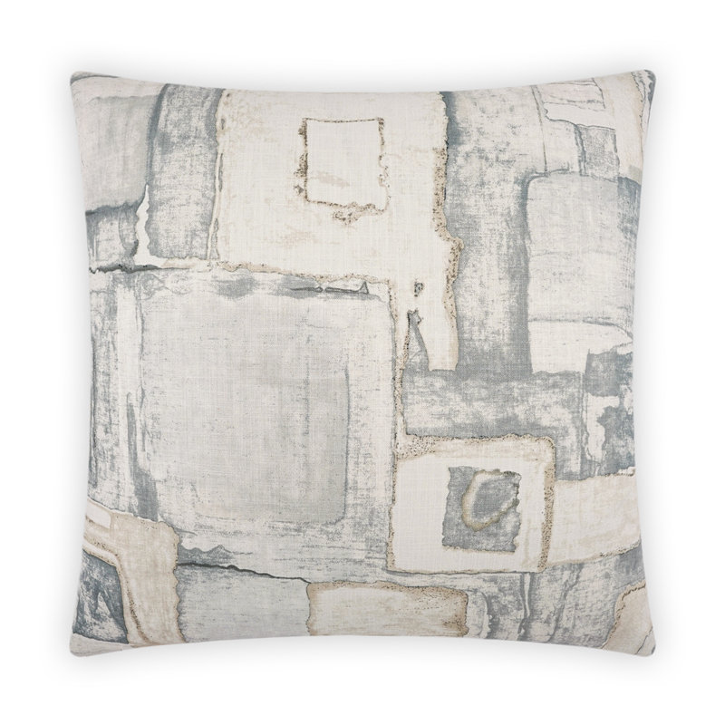 Coussin décoratif Ecomille, Ardoise, Carré 22 po