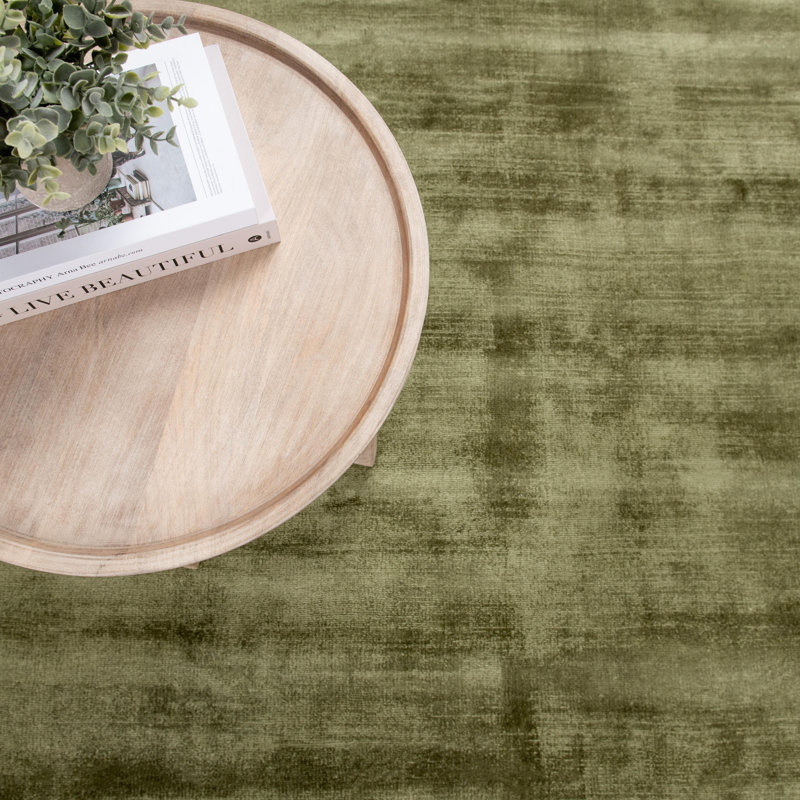 Lowesdale Flatweave Area Rug, Rectangle 9' x 12', Green