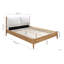 150cm Sweder Bed Oak-1726351551