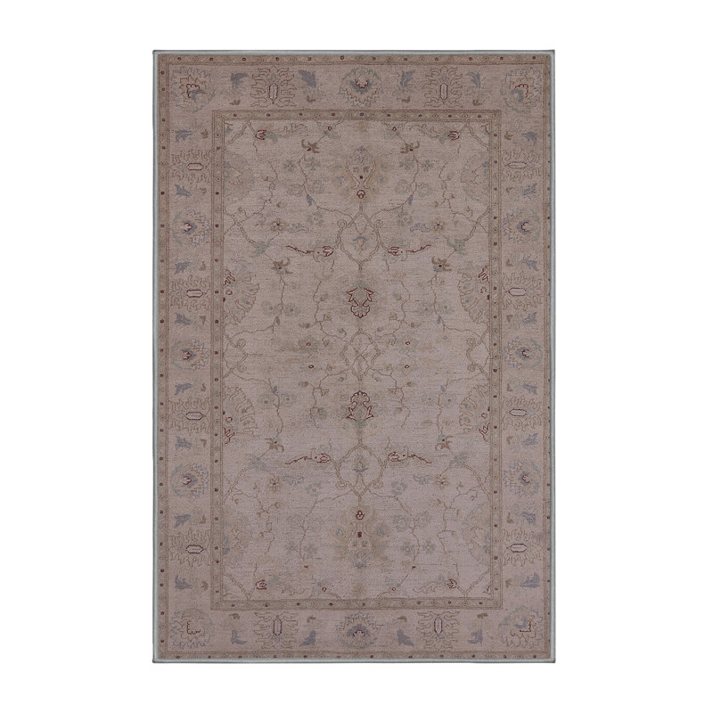 Tapis oriental brun Omarion, Rectangle 7 pi x 9 pi