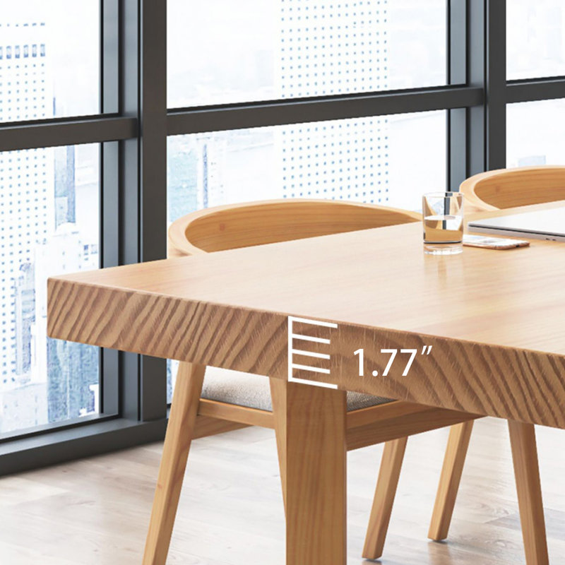 Table de conférence Burlywood, H 29,53 po x L 118,11 po x l 39,37 po