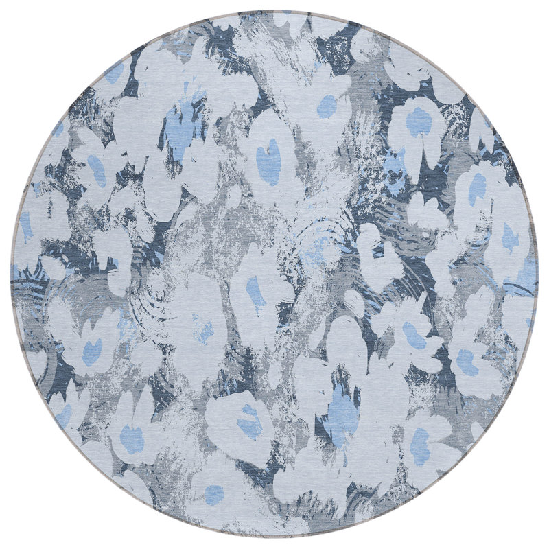 Tapis d'intérieur rond 8 po
