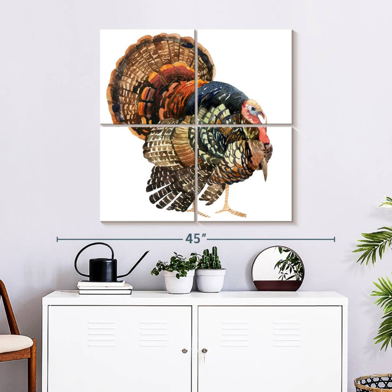 Brampt Turkey, 32" H x 32" W