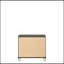 Table de chevet finition champagne foncé