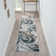 Gangleri Blue Gold Marble Area Rug
