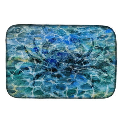 Tapis de séchage sous eau crabe
