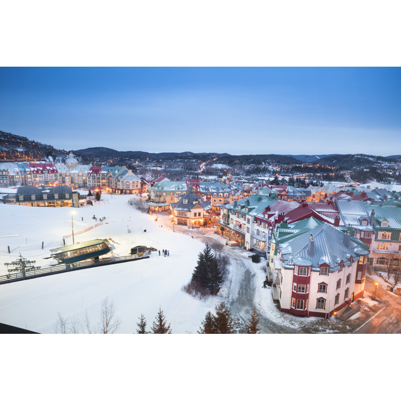 Mont Tremblant Village 1 Piece Wrapped Canvas Wall Art, 51cm H x 76cm W x 3.8cm D