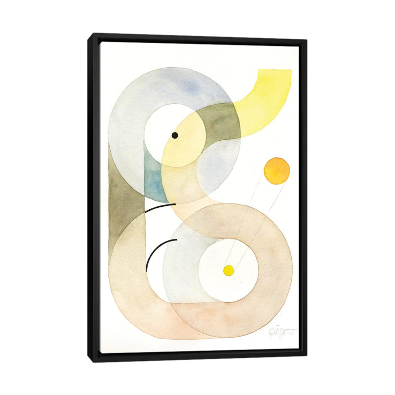 « openspaces xxxiv », impression sur toile, H 26 po x l 18 po x P 1,5 po, Toile encadrée noire, Pas de tapis