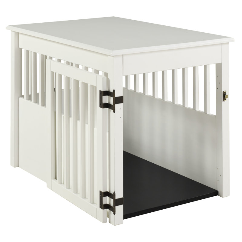 Cage pour animaux Daniella, Blanc, H 24 po x l 21 po x p 30 po