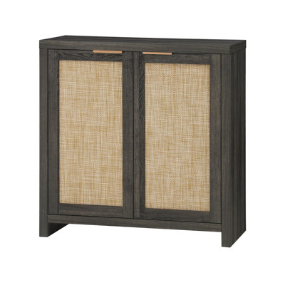 Storage Sideboard Cabinet with Rattan Doors and Adjustable Shelves by Bayou Breeze
