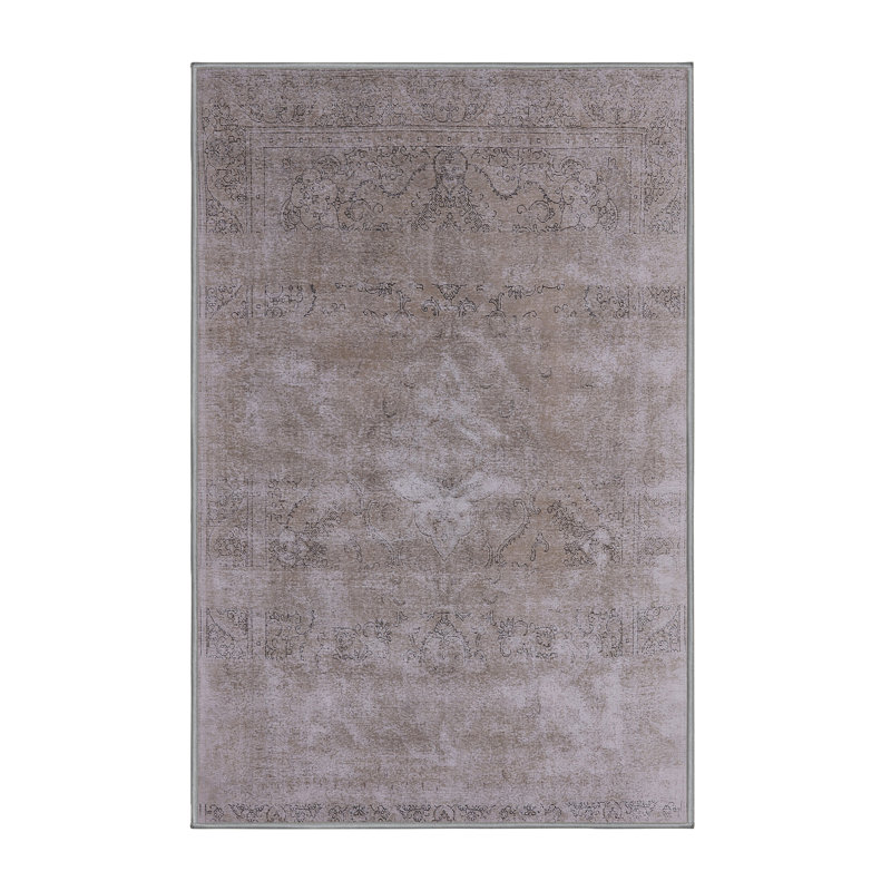 Tapis oriental gris Roderica, Rectangle 3 pi x 5 pi