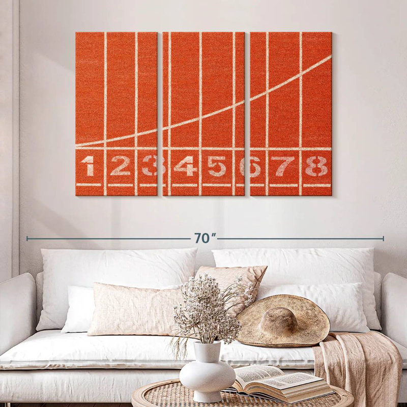 Running Track Starting Line, 32" H x 50" W
