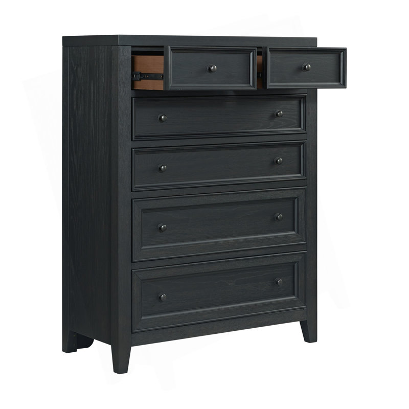 Rangement polyvalent pour commode et commode multi-tiroirs, Noir