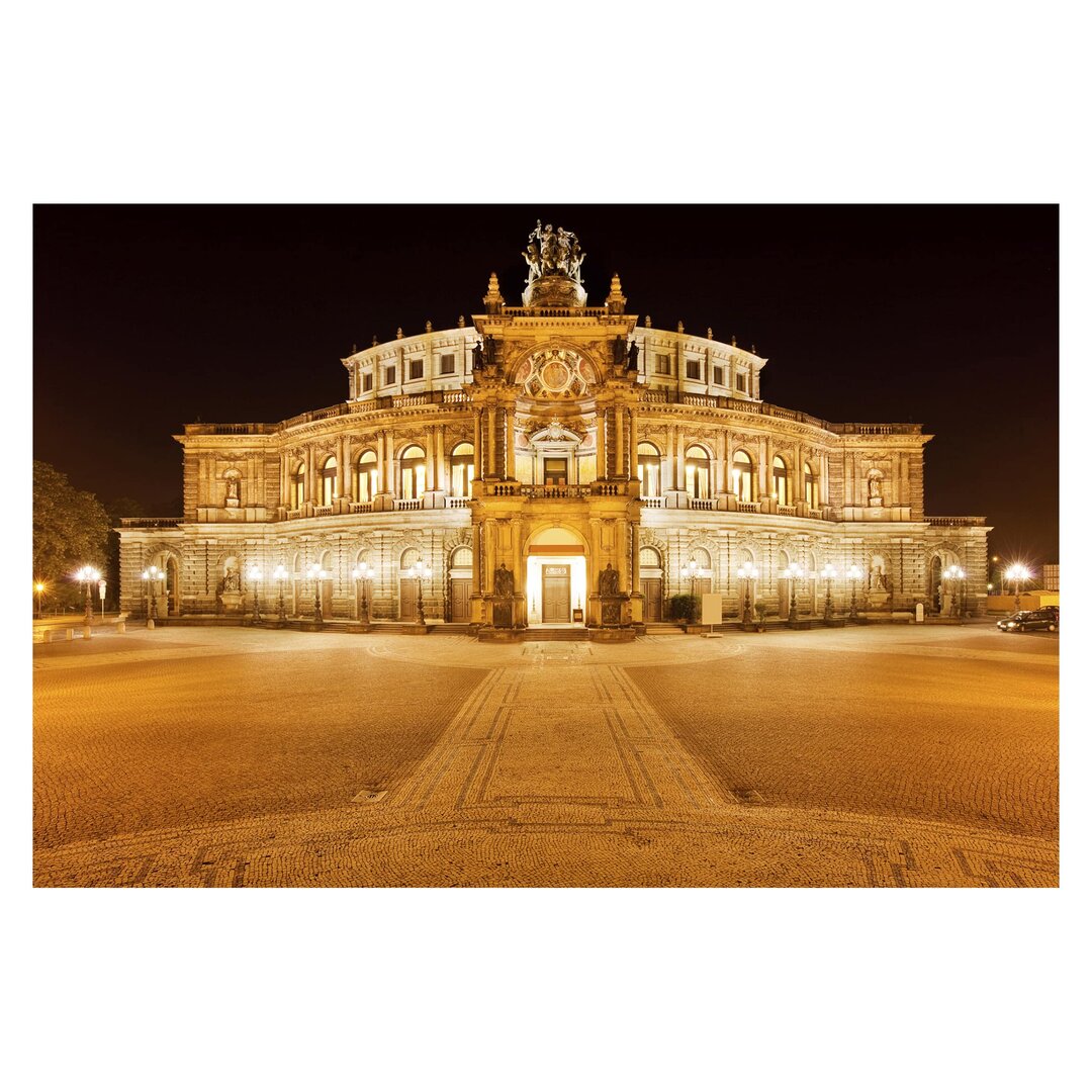 Matt Fototapete Dresdner Opernhaus 2,25 m x 336 cm