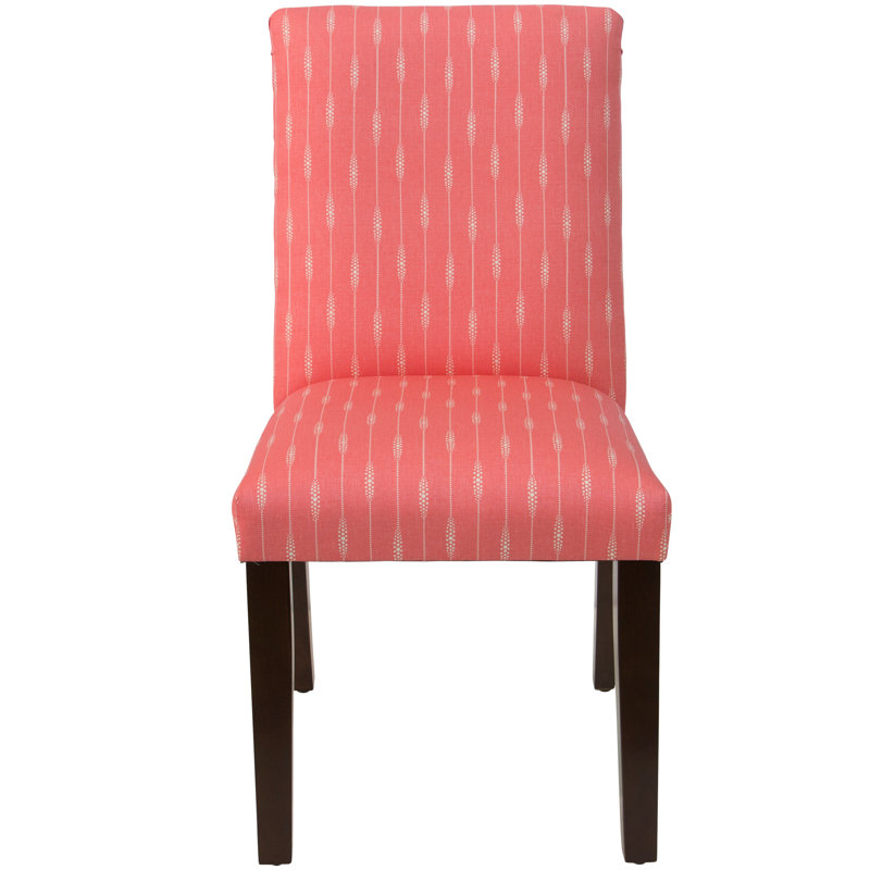 Chaise parsons en coton Sylva, Bleu étoilé, Espresso