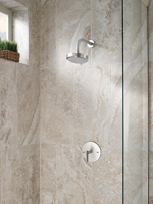 Priya Balanced Pressure Shower Trim Set with Shower Head