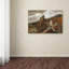 «A Hunter And His Dogs», reproduction sur toile tendue-242302601