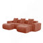 108.66'' Velvet Sofa