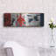 Williston Forge, «British Invasion 2» par Michael Mullan, art mural en métal, 36 po x 12 po
