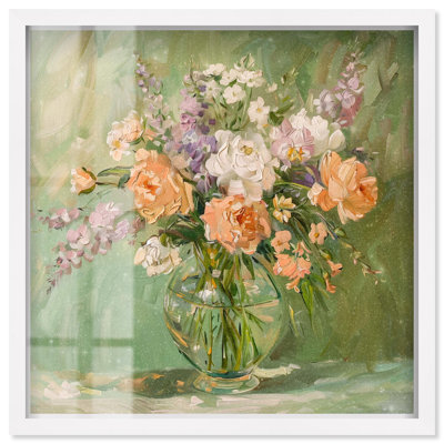Vase et verdure, boîte à ombre, impression de cowboy tendance par Art Remedy