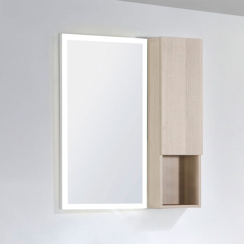 Elaris 9" Wall-Mounted Bathroom Cabinet, Natural