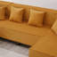 Canapé modulaire moderne en forme de U avec bande lumineuse à DEL RVB et 6 coussins, spacieux et confortable pour les rassemblements de salon-53451837