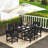 6 - Person Reata Rectangular  Outdoor Dining Set with 6 Chairs All Weather Use-342611570