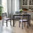 Dainis 5-Piece Modern Dining Table Set, Wooden Kitchen Table Chair Set For Four-1946189905
