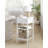 Nightstand, with a Drawer and 2 Storage Shelves, Space Saving, Modern-1448085602