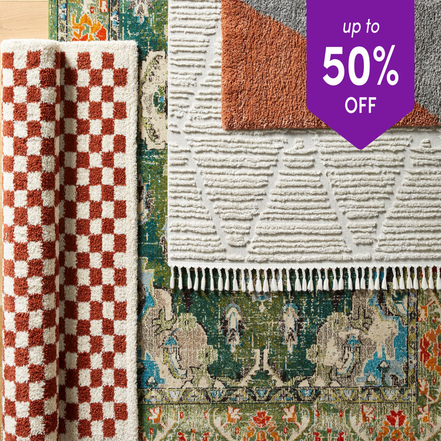 Area Rugs up to 50% off