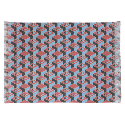 Chenille Geometric Indoor Rug