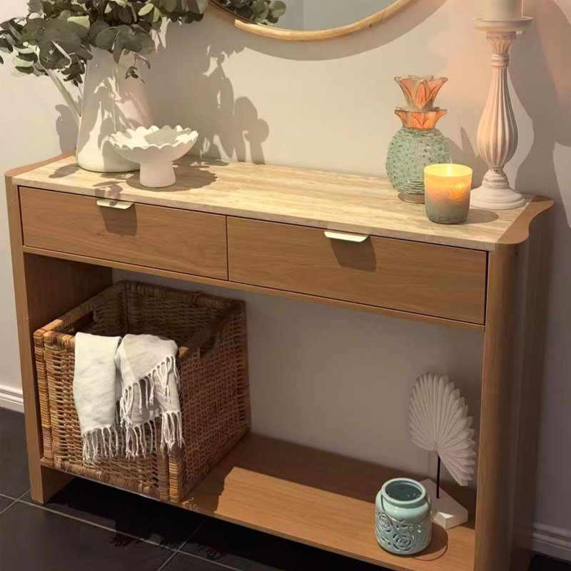 Console Mid-Century, H 31,5 po x l 47,2 po x P 15,7 po