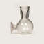 Vase en verre transparent 3 "