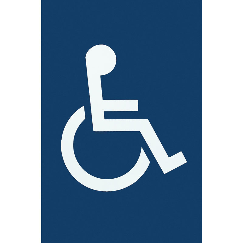Amarylis Disabled Sign 100Mm X 150Mm, Midnight Blue