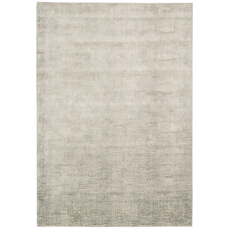 Tapis zone gris clair Kennith