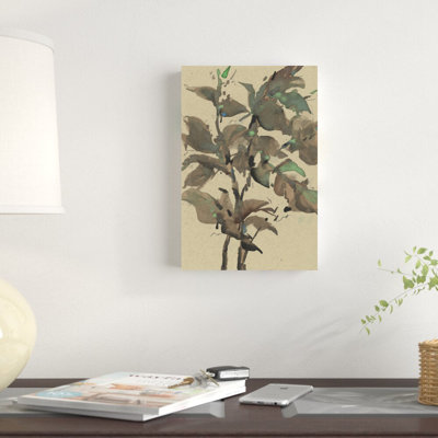 Feuilles sur taupe I